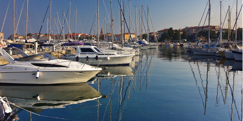 marina with shipyard service